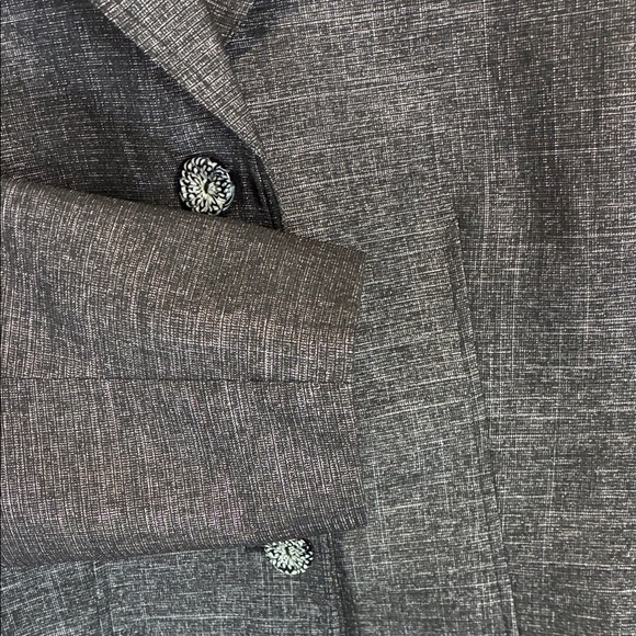 Kasper Gray Career Blazer Size 12 Professional Office Suit Jacket - Picture 6 of 11